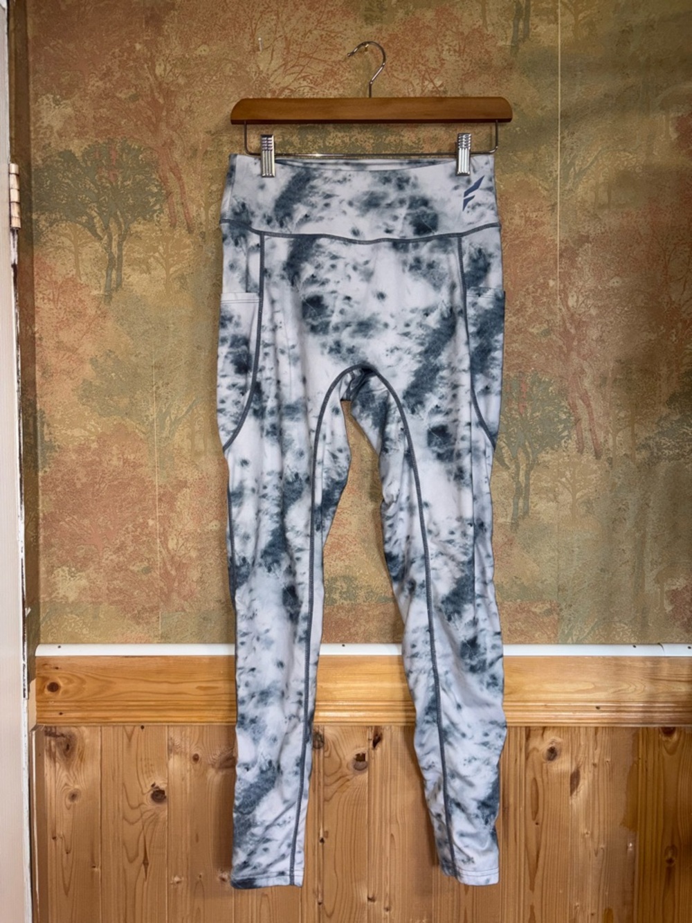 Flag Nor Fail ~ Blue Printed Leggings